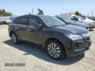 2015 Acura MDX Technology with VIN 5FRYD4H4XFB030038, listed as a Copart auction lot 59396725 with 93,858 mi miles and Salvage title. Bid and sale history available at DreamBid. Image 4.