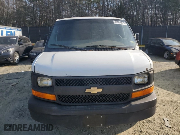 2013 Chevrolet Express Cargo с VIN 1GCWGGBA3D1109881, выставлен на аукционе Copart как лот 47881525 с пробегом Не указан миль и Чистый • Clean title. История ставок и продаж доступна на DreamBid. Изображение 5.