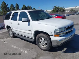2003 Chevrolet Tahoe Z71 with VIN 1GNEK13T73R168673, listed as a IAAI auction lot 42687609 with Not provided miles and . Bid and sale history available at DreamBid. Image 1.