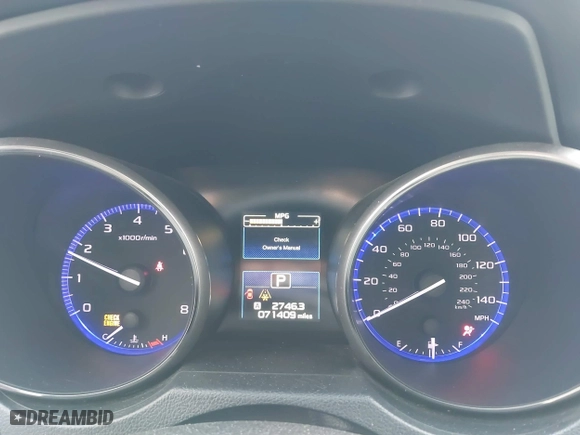 2018 Subaru Legacy Premium with VIN 4S3BNAD67J3031776, listed as a IAAI auction lot 41695865 with 71,409 mi miles. Bid and sale history available at carsss.com. Image 7.