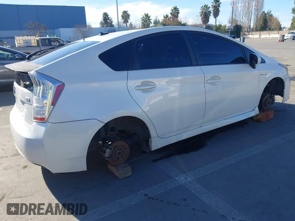 2010 Toyota Prius II with VIN JTDKN3DUXA5224177, listed as a IAAI auction lot 41389358 with 238,489 mi miles. Bid and sale history available at carsss.com. Image 4.