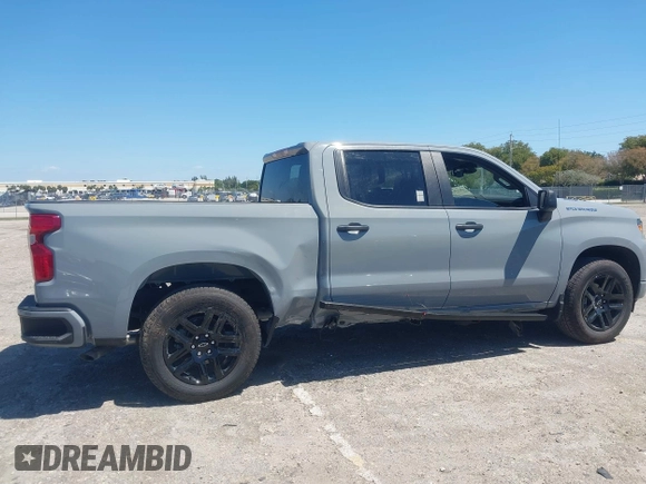 2024 Chevrolet Silverado 1500 Custom with VIN 1GCPABEK7RZ406786, listed as a IAAI auction lot 42031912 with Not Provided miles and . Bid and sale history available at DreamBid. Image 13.