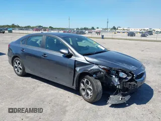 2021 Kia Forte LXS with VIN 3KPF24ADXME379728, listed as a IAAI auction lot 41781074 with 67,838 mi miles. Bid and sale history available at carsss.com. Image 1.