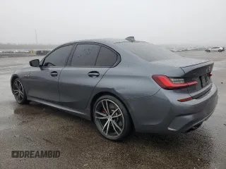 2022 BMW 3 Series M340i xDrive with VIN 3MW5U9J00N8C25719, listed as a Copart auction lot 48188795 with 21,969 mi miles and Salvage Title. Bid and sale history available at carsss.com. Image 2.