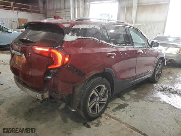2019 GMC Terrain SLT with VIN 3GKALPEV6KL146809, listed as a Copart auction lot 45407065 with 138,042 mi miles and Salvage Title. Bid and sale history available at carsss.com. Image 3.