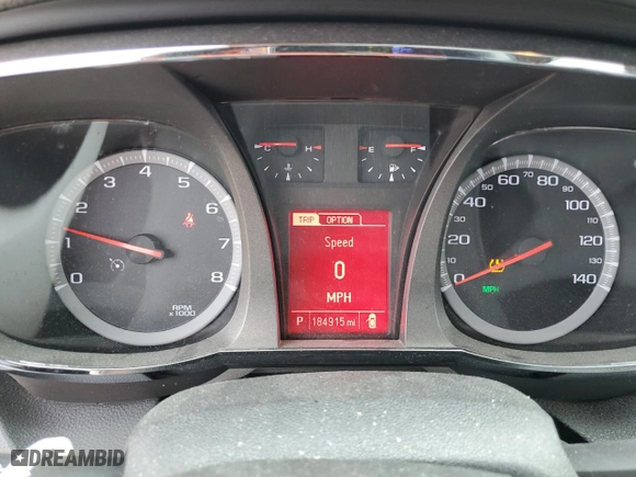 2017 GMC Terrain SLE with VIN 2GKALNEKXH6285932, listed as a Copart auction lot 47564465 with 184,915 mi miles and Salvage Title. Bid and sale history available at carsss.com. Image 9.