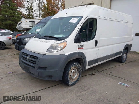 2017 Ram ProMaster Cargo with VIN 3C6TRVDG1HE526042, listed as a IAAI auction lot 41145214 with 157,653 mi miles and . Bid and sale history available at carsss.com. Image 23.