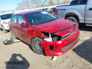 2020 Kia Rio LX with VIN 3KPA24AD9LE279659, listed as a IAAI auction lot 41491452 with 116,578 mi miles. Bid and sale history available at carsss.com. Image 1.