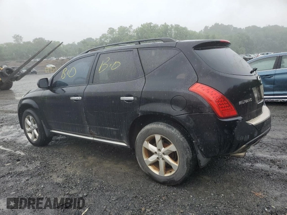 2006 Nissan Murano SL z VIN JN8AZ08W86W524476, wystawiony jako Copart lot #60346525 z przebiegiem 139 970 mil mil oraz Czysty tytuł • Clean title. Historia ofert i sprzedaży dostępna na DreamBid. Obrazek 2.