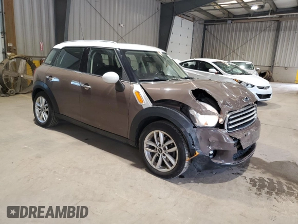 2012 MINI Countryman with VIN WMWZB3C52CWM01672, listed as a Copart auction lot 56064265 with 97,267 mi miles and Salvage Title. Bid and sale history available at DreamBid. Image 4.