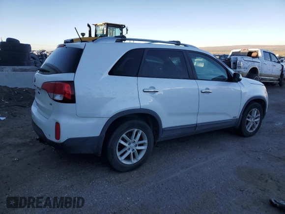 2015 Kia Sorento LX with VIN 5XYKTDA7XFG652288, listed as a Copart auction lot 77898474 with 125,497 mi miles and Clean Title. Bid and sale history available at carsss.com. Image 3.