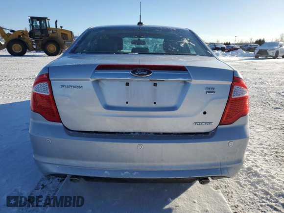 2011 Ford Fusion SEL with VIN 3FAHP0CGXBR338859, listed as a Copart auction lot 45482055 with 130,974 mi miles and Salvage Title. Bid and sale history available at carsss.com. Image 6.