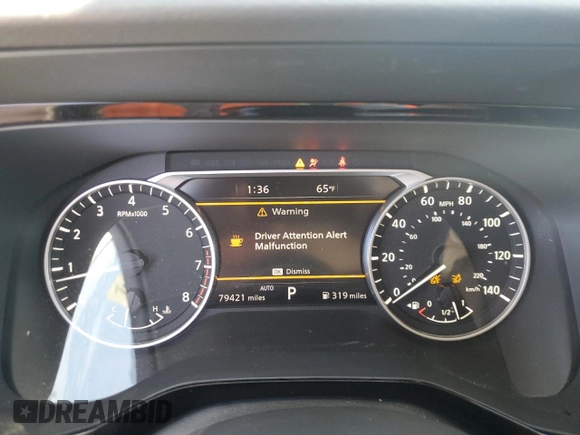 2022 Nissan Pathfinder SL with VIN 5N1DR3CD7NC207218, listed as a Copart auction lot 49772995 with 79,421 mi miles and Salvage title. Bid and sale history available at DreamBid. Image 9.