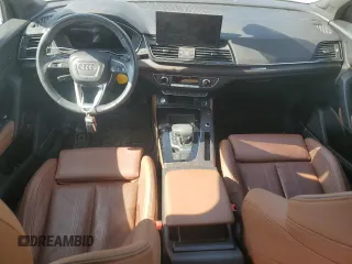 2021 Audi Q5 Premium Plus with VIN WA1BAAFY8M2082461, listed as a Copart auction lot 46950415 with Not provided miles and Salvage title. Bid and sale history available at DreamBid. Image 8.
