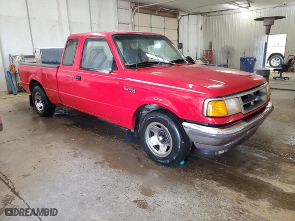 1996 Ford Ranger XLT with VIN 1FTCR14X3TPA86027, listed as a Copart auction lot 74843694 with 131,842 mi miles and Salvage Title. Bid and sale history available at carsss.com. Image 4.