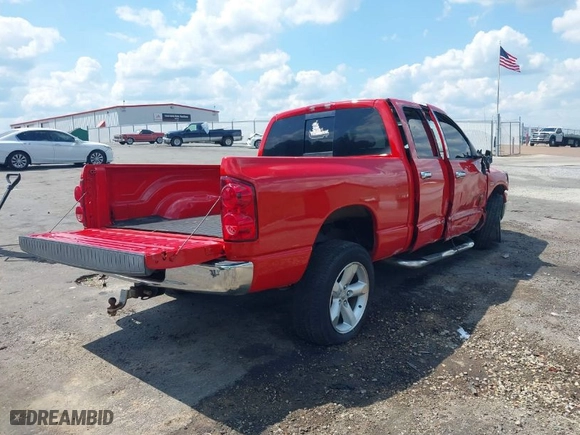 2007 Dodge Ram 1500 Laramie with VIN 1D7HU18297S101514, listed as a IAAI auction lot 39261967 with 148,524 mi miles. Bid and sale history available at carsss.com. Image 4.