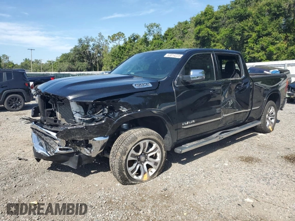 2023 Ram 1500 Limited с VIN 1C6SRFPT8PN573508, выставлен на аукционе Copart как лот 63814225 с пробегом 28 440 миль миль и На запчасти • Non repairable. История ставок и продаж доступна на DreamBid. Изображение 1.