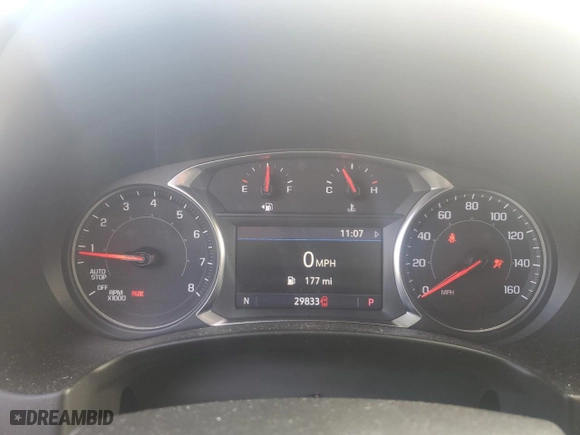 2022 GMC Terrain AT4 with VIN 3GKALYEV3NL262947, listed as a Copart auction lot 87376234 with 29,833 mi miles and Salvage Title. Bid and sale history available at carsss.com. Image 9.