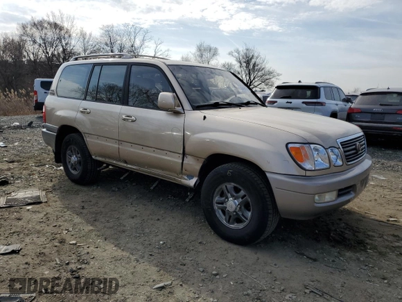 2002 Lexus LX 470 z VIN JTJHT00W323520240, wystawiony jako Copart lot #46495595 z przebiegiem 187 788 mil mil oraz Szkoda całkowita • Salvage title. Historia ofert i sprzedaży dostępna na DreamBid. Obrazek 4.