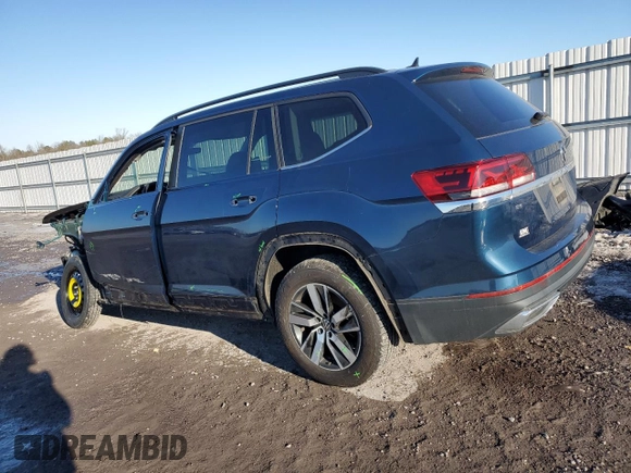 2022 Volkswagen Atlas SE with VIN 1V2LP2CAXNC521420, listed as a Copart auction lot 87450604 with 72,350 mi miles and Salvage title. Bid and sale history available at DreamBid. Image 2.