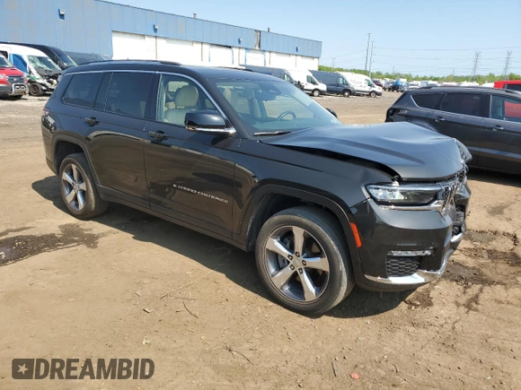 2022 Jeep Grand Cherokee Limited with VIN 1C4RJKBG3N8511561, listed as a Copart auction lot 56709095 with 61,470 mi miles and Clean title. Bid and sale history available at DreamBid. Image 4.