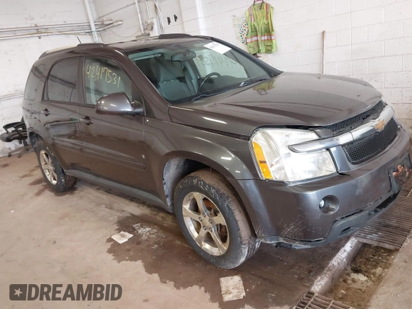 2007 Chevrolet Equinox LT z VIN 2CNDL73F476025935, wystawiony jako IAAI lot #42417531 z przebiegiem 190 833 mil mil oraz . Historia ofert i sprzedaży dostępna na DreamBid. Obrazek 1.