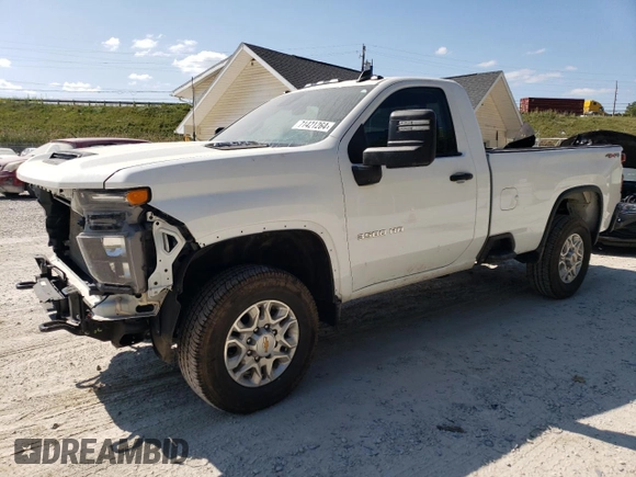 2024 Chevrolet Silverado 3500HD Work Truck with VIN 1GC3YSE71RF153620, listed as a Copart auction lot 71421264 with 14,166 mi miles and Salvage Title. Bid and sale history available at carsss.com. Image 1.