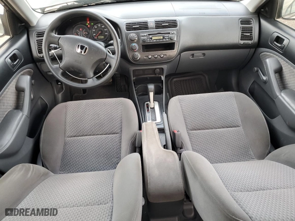 2005 Honda Civic Sdn VP with VIN 2HGES16305H583102, listed as a Copart auction lot 47491885 with 93,711 mi miles and Salvage Title. Bid and sale history available at carsss.com. Image 8.