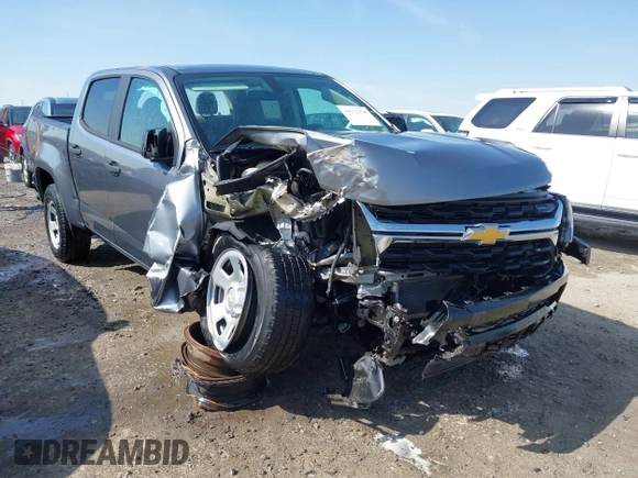 2021 Chevrolet Colorado 2WD Work Truck z VIN 1GCGSBEA0M1288916, wystawiony jako IAAI lot #41912378 z przebiegiem 49 258 mil mil oraz . Historia ofert i sprzedaży dostępna na DreamBid. Obrazek 1.