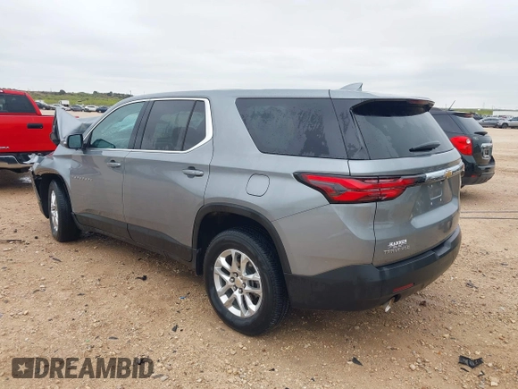 2023 Chevrolet Traverse LS with VIN 1GNERFKW1PJ246437, listed as a IAAI auction lot 41944069 with 23,618 mi miles. Bid and sale history available at carsss.com. Image 3.