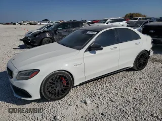 2021 Mercedes-Benz C with VIN W1KWF8HB6MR620324, listed as a Copart auction lot 75263024 with 43,801 mi miles and Salvage title. Bid and sale history available at DreamBid. Image 1.