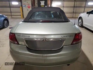 2006 Chrysler Sebring Limited with VIN 1C3EL65R26N109146, listed as a Copart auction lot 81104554 with 97,435 mi miles and Salvage Title. Bid and sale history available at DreamBid. Image 6.