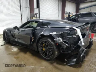 2017 Chevrolet Corvette Grand Sport 2LT with VIN 1G1YY2D72H5118623, listed as a Copart auction lot 57045665 with 23,711 mi miles and Salvage title. Bid and sale history available at DreamBid. Image 2.