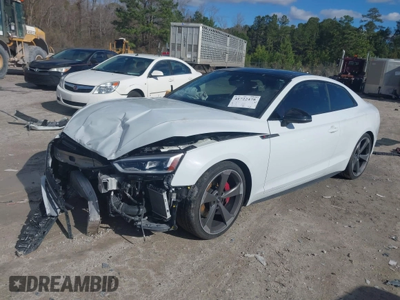 2019 Audi S5 Prestige with VIN WAUR4AF54KA005345, listed as a IAAI auction lot 41722478 with 53,414 mi miles and . Bid and sale history available at DreamBid. Image 17.