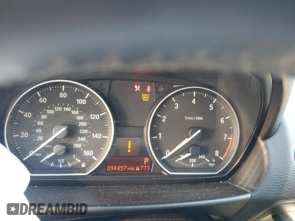 2010 BMW 1 Series 135i with VIN WBAUC7C50AVK96552, listed as a Copart auction lot 80628804 with 94,457 mi miles and Salvage Title. Bid and sale history available at carsss.com. Image 9.