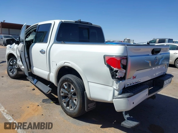 2024 Nissan Titan Pro-4X with VIN 1N6AA1ED3RN104028, listed as a IAAI auction lot 41837183 with 12,267 mi miles and . Bid and sale history available at DreamBid. Image 3.