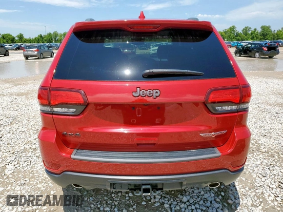 2020 Jeep Grand Cherokee Trailhawk with VIN 1C4RJFLGXLC116714, listed as a Copart auction lot 60298185 with 62,240 mi miles and Salvage title. Bid and sale history available at DreamBid. Image 6.