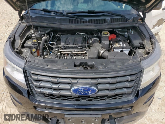 2017 Ford Police Interceptor Utility z VIN 1FM5K8AR7HGD58691, wystawiony jako Copart lot #63703675 z przebiegiem 96 858 mil mil oraz Szkoda całkowita • Salvage title. Historia ofert i sprzedaży dostępna na DreamBid. Obrazek 12.