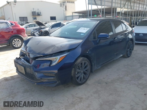 2024 Toyota Corolla SE with VIN 5YFS4MCE4RP206257, listed as a IAAI auction lot 41728675 with 7,673 mi miles. Bid and sale history available at carsss.com. Image 17.