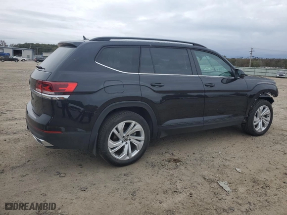 2023 Volkswagen Atlas 3.6L V6 SE w/Technology with VIN 1V2JR2CA9PC543848, listed as a Copart auction lot 79475924 with 21,612 mi miles and Salvage Title. Bid and sale history available at carsss.com. Image 3.