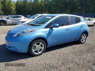 2011 Nissan LEAF SL-e z VIN JN1AZ0CPXBT001891, wystawiony jako Copart lot #58844605 z przebiegiem 100 557 mil mil oraz Tytuł czysty. Historia ofert i sprzedaży dostępna na DreamBid. Obrazek 1.