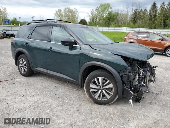 2024 Nissan Pathfinder SL with VIN 5N1DR3CC7RC220127, listed as a Copart auction lot 56792655 with 21,544 mi miles and Salvage title. Bid and sale history available at DreamBid. Image 4.