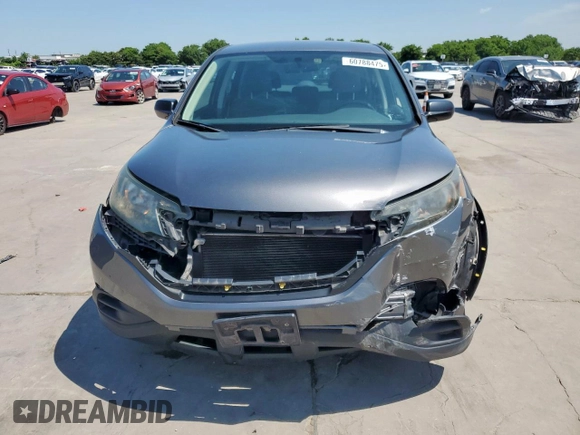 2013 Honda CR-V LX with VIN 3CZRM3H30DG702648, listed as a Copart auction lot 60788475 with 135,464 mi miles and Salvage title. Bid and sale history available at DreamBid. Image 5.
