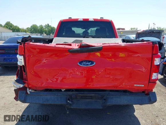 2021 Ford F-150 XL with VIN 1FTEX1C82MKE57427, listed as a IAAI auction lot 42149679 with 52,014 mi miles and . Bid and sale history available at DreamBid. Image 16.