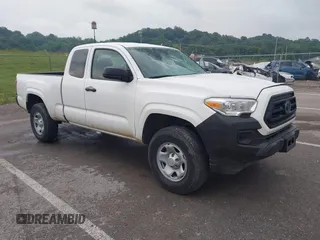 2023 Toyota Tacoma SR with VIN 3TYRX5GN7PT075078, listed as a IAAI auction lot 42421462 with 35,255 mi miles and . Bid and sale history available at DreamBid. Image 1.