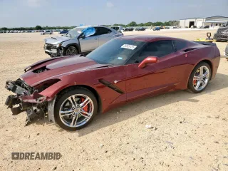 2017 Chevrolet Corvette 3LT with VIN 1G1YF2D76H5108246, listed as a Copart auction lot 56995125 with 34,450 mi miles and Salvage title. Bid and sale history available at DreamBid. Image 1.