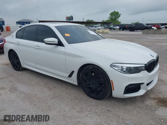 2019 BMW 5 Series 530e with VIN WBAJA9C58KB389245, listed as a IAAI auction lot 42111193 with 88,383 mi miles and . Bid and sale history available at DreamBid. Image 1.