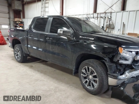 2024 Chevrolet Silverado 1500 LT with VIN 1GCPDKEKXRZ219744, listed as a IAAI auction lot 41039831 with 23,153 mi miles. Bid and sale history available at carsss.com. Image 1.