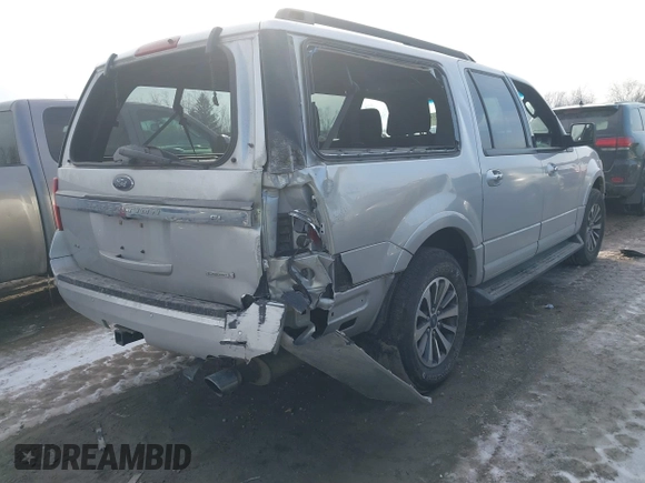 2017 Ford Expedition Max XLT with VIN 1FMJK1JT7HEA74751, listed as a IAAI auction lot 41556232 with 120,356 mi miles and . Bid and sale history available at DreamBid. Image 4.