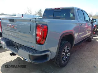 2024 GMC Sierra 1500 AT4 with VIN 1GTUUEE81RZ291215, listed as a IAAI auction lot 42029622 with 25,131 mi miles and . Bid and sale history available at DreamBid. Image 4.